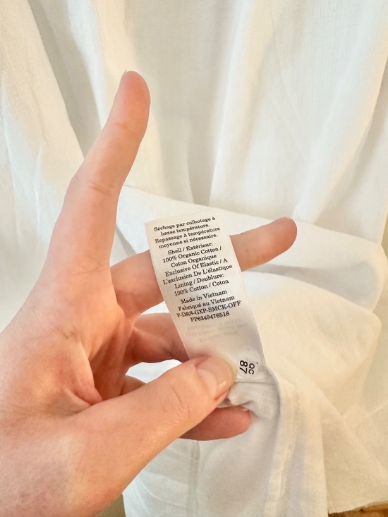 NWT Everlane Gauze Off the Shoulder Dress - Picture 9 of 10